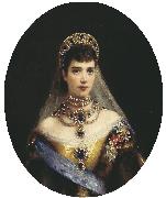 Konstantin Makovsky Portrait of Maria Fyodorovna oil painting